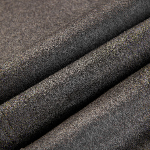 YOUNGOR Coat Men's High Quality Cashmere Blended Lapel Hidden Button Business Coat Comfortable and Warm Coat 2025 New Product Coffee VYSY01N999WFA L 175/96A (Recommended 140-150Jin Jin equals 0.5 kg)