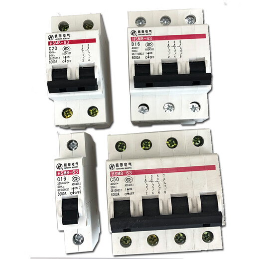 Hangzhou Zhijiang circuit breaker electrical HSB2-63/1P2P3P4P C6A-C63A air switch 2P 63A