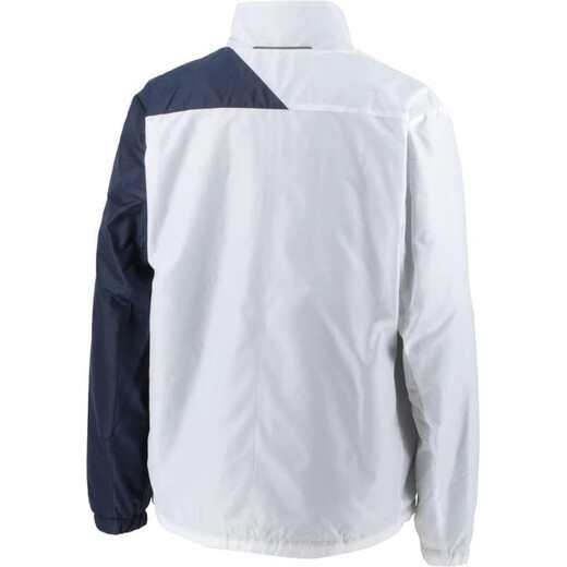 DESCENTE xPESPOW joint logo print color combination retro sports stand collar zipper long sleeve jacket men and women navy S