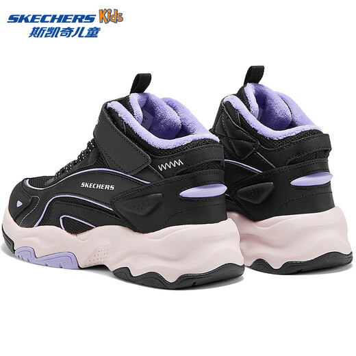 Skechers Skechers jump velvet boots children's plus velvet warm anti-slip wear-resistant comfortable boots 319258L