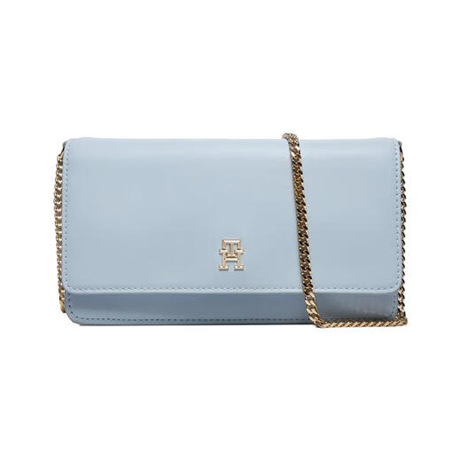 Tommy Hilfiger Mini sac à bandoulière décontracté polyvalent pour femme Sac à main multifonctionnel tendance et à la mode Bleu TAILLE UNIQUE