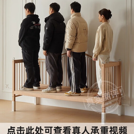 Qiu yinging beech wood splicing bed crib crib твердое дерево детское кровать Расширенная боковая кровать поднятая ограждение для подъема и опускания комаровной сети с сетью односпальной односпальной кровати + 6см кокосовой латексной матрас +.