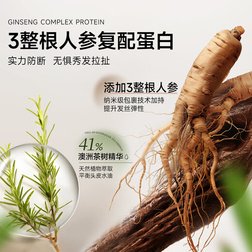 弹动【范丞丞同款】人参洗发水控油防断发去屑修护舒缓头皮温和洗头膏