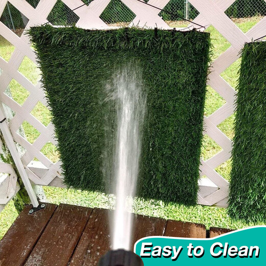 Fake lawn dog toilet lawn mat pet peeing fake turf washable artificial turf mat pet peeing pad 60cm*100cm (white background 2cm tall grass) 1 piece