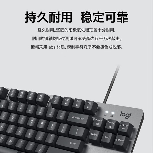 Logitech[] Logitech Games Office Machinery Keyboard Red Blue Axis 84-key Desktop Computer Special Black Official Standard_Red Axis