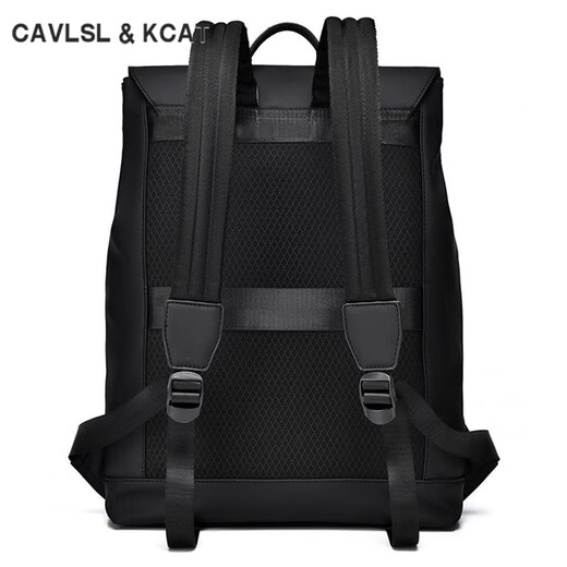 Mochila Cavlslkcat mochila para hombres mochila comercial Computer Bag de viajes de viajes Bolsa de viajes High School College Bag Black 15 pulgadas 32*11*42cm