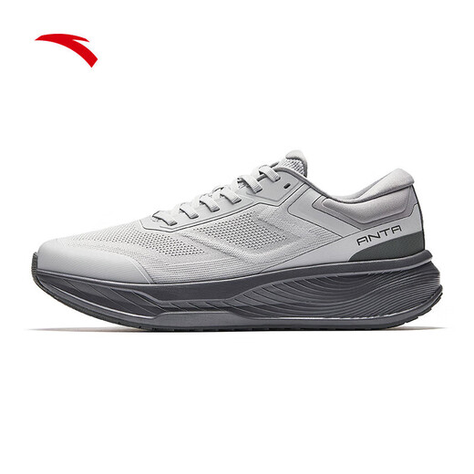 ANTA Shenxing 12丨Business Commuting Summer New Sports Shoes Men's Training Shoes Cushioning and Comfortable Jogging Shoes 112537718 Chip Gray/Pigeon Gray/Volcanic Ash-6 40 (Male 7)