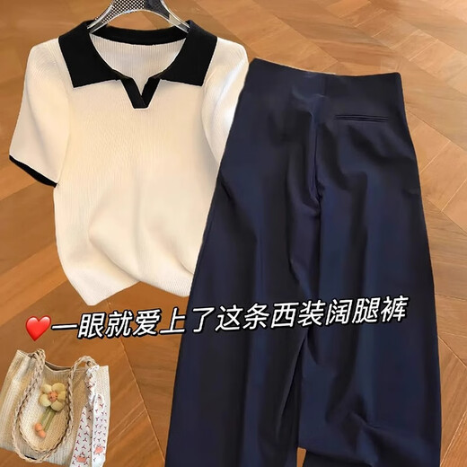 Yanlifen (Yanlifen) europeo nuevo atuendo de verano 2025 NUEVO estilo ropa de vestir en camiseta de seda blanca suelta camiseta de seda de dos piezas