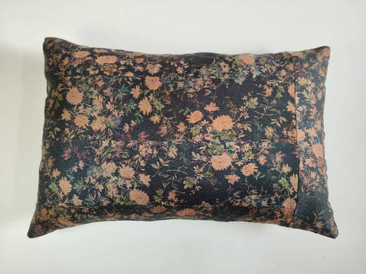 MPPMCK桑蚕丝 单面纱拼布枕套 抱枕套 靠垫套 不含芯 1048*48cm