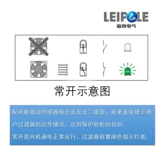 LEIPOLE上海雷普FK9926.230-D加强型机柜散热风扇及过滤器FK9926 FK9926.115-D