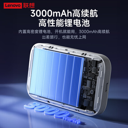 Lenovo portátil wifi6 acceso inalámbrico a Internet móvil compatible con equipos 5G/4G enrutador red dual sin tarjeta red de tráfico ilimitado universal portátil nacional modelo 2025