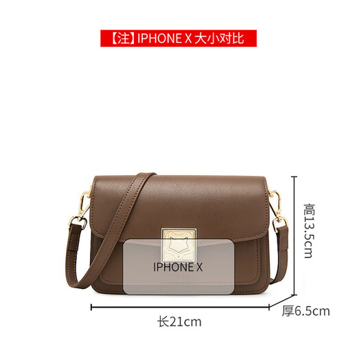 Golden Fox (Foxer) 2025 Nouveau cadeau de luxe Luxury Retro Tofu Small carré Sac pour femmes Single Band Crossbody Bag Gift For Girlfriend Black