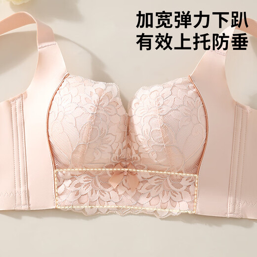 
Tingmeiting Meiting lace thin adjustable lifting underwear for women's upper support and anti-sagging side-closing bra