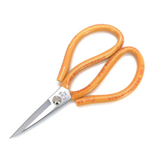 He Jiagong scissors, industrial household small sharp leather scissors, large stainless steel scissors for electricians, genuine Yijialiang scissors, fine K2 steel 198