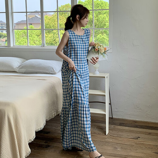 DraT Gentle Temperament Fehl 2025 neuer Knöchel langer Rock verlängerte Ausgabe hohe Nachtkleid kann Baumwollseide außerhalb 8002 Weste Rock Ziwei ein Größe F Rock Länge 12590-150jin [Jin entspricht 0,5 kg]