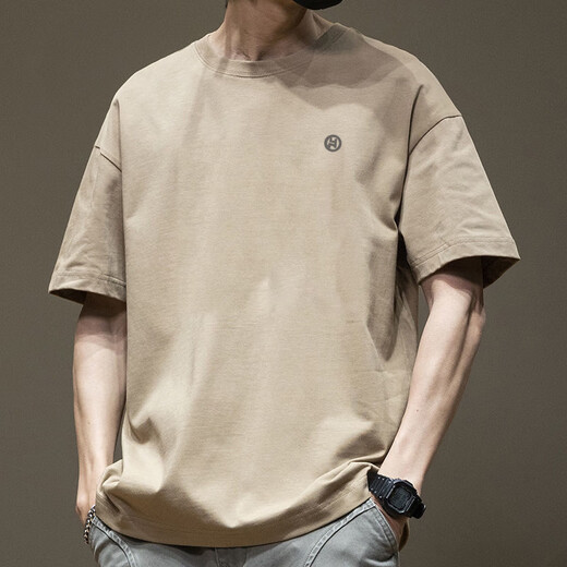 
UNI QLO trendy American short-sleeved T-shirt for men in summer pure cotton round neck versatile casual 2025 new white-1365 short-sleeved-pure cotton S [recommended 80-110Jin [Jin equals 0.5 kg]]