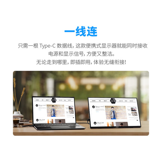 微星（MSI）15.6英寸便携显示器 IPS屏 双Type-c口 内置扬声器 防蓝光 护眼不闪屏 PRO MP165 E6