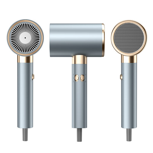 Sangsha high-speed hair dryer for hair use, household hair dryer, light sound, negative ions, high power, no harm to hair, high wind power, constant temperature, large air volume, quick drying electric air blower 2400W hair care hair dryer, high configuration and high rotation 2400w, porcelain white