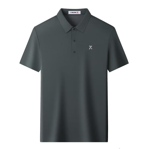 劲霸男装（K-Boxing）品牌男装短袖t恤桑蚕丝夏季休闲翻领男士Polo衫 【砖红】 699 M 170/88A
