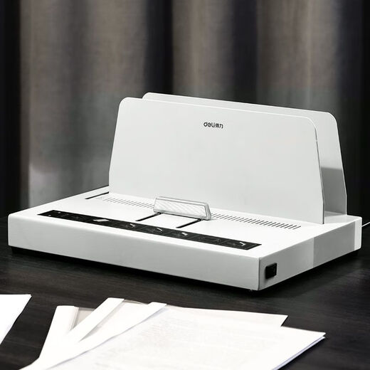 DELI Stationery Hot Melt Binder Books A4 Documents Bid Contract Voucher Envelope Wireless Glue Installation Machine 3882 [Binding 50mm]