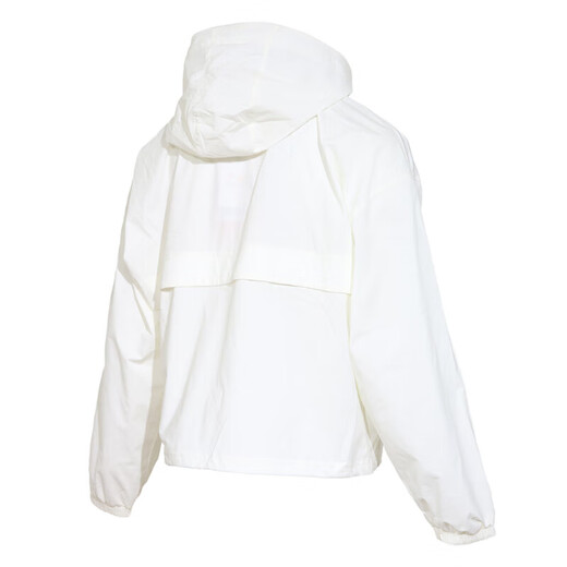 
361Xundry Technology Ice Silk Quick-Drying Trench Coat for Women 25 Summer New Small Ice Skin Hooded Woven Sports Sunscreen Jacket for Women Feather White S