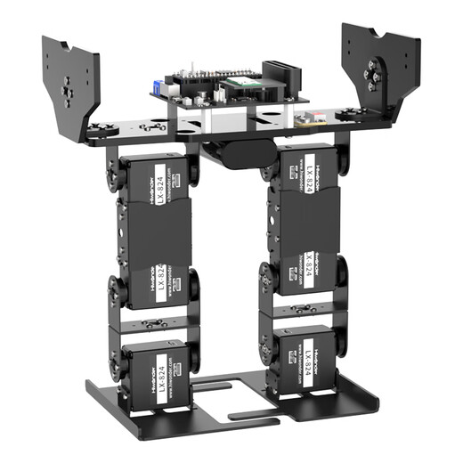 Fantasy 6 grados de la libertad STM32 Open-Foot Foot Robot LS-6B Walking Competity Bipedal Bipedal Robot Ingeniería Soporte especial Mango Bluetooth Bluetooth Robot/Versión estándar/Producto terminado
