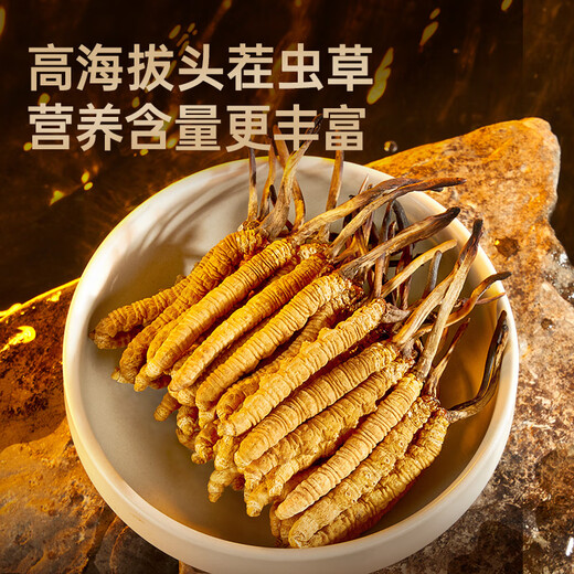 阿依舍野生冬虫夏草1克4根西藏那曲虫草补品尝鲜装自用家庭滋补