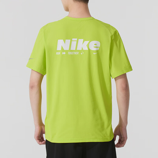 Nike (Nike) Men's Sports Set 25 Summer Nuevo estampado informal de moda Camiseta de manga corta transpirable Pantalones sueltos Conjunto de dos piezas HV4882-389+FB7498-010 XL