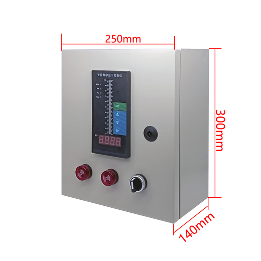 Liquid level water level controller fire water tank pool electronic alarm display liquid level meter sensor transmitter 5KW water pump control box + 5 meter probe