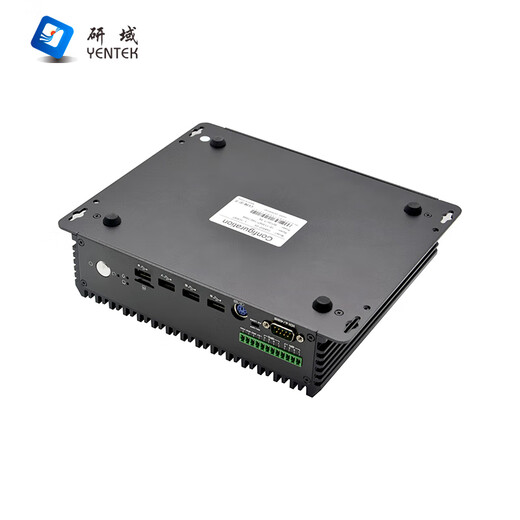 YENTEK无风扇迷你工控机双网6串口机器视觉微型工业电脑10/11代i3i5i7多COM嵌入式研域工控主机 C6850Z-C6 i5-8260U/1.6G四核 8G内存+128G固态+12V电源