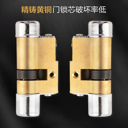 三栖虎替换11型锁芯星月老式防盗门异型锁芯家用锁芯 BD7型57+3895mm
