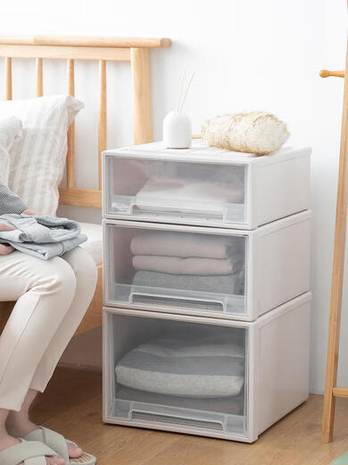 Boîte de rangement de vêtements miaomiao sweet miaomiao Boîte de rangement en plastique Tiroir