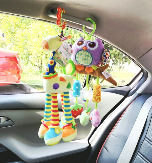 Poussette pour bébé nouveau-né accrochage du siège de sécurité chariot bébé accrochage accessoires de réconfort jouet de 0 à 1 ans