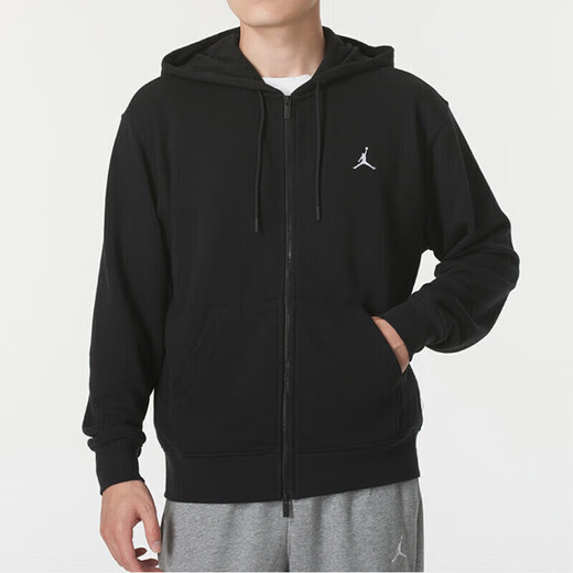 耐克（NIKE）官方舰店男装 新款运动休闲舒适百搭连帽针织夹克外套男 S
