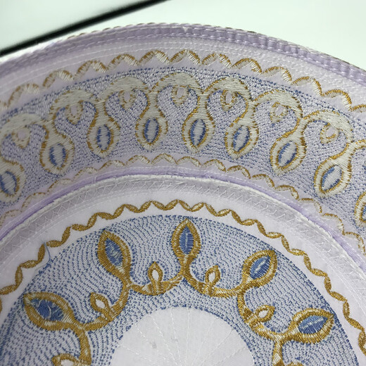 Shurong Hat New Hat Men's Hui Hui Men's Minority Embroidered Flat Top Hui Hat Performance Dance Performance Hat Burgundy No. 58 (Adult Style)