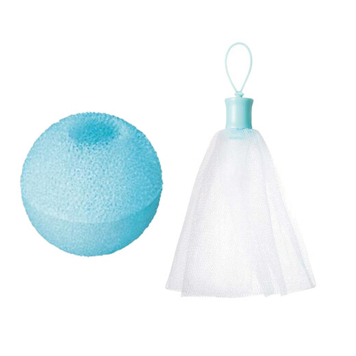 In stock, Japan's local counters use FANCL Foaming Ball Foaming Net, with cleansing powder, fine foam, 2 foaming balls, 0 stickers