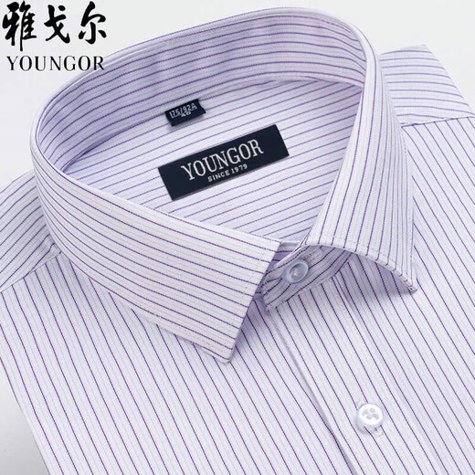 CEO Yageor Herren Langarmes Hemd reines Baumwollgeschäft Casual Formal Formal Nippenfarbe Nicht-Eisen-professionelles weißes Hemd 6627 38 (vorgeschlagen 100-125 Jin [Jin gleich 0,5 kg]))