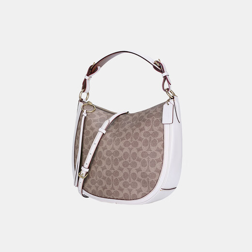 COACH women's bad bag one-shoulder crossbody bag bucket bag classic old-fashioned color-blocking Chinese Valentine's Day gift for women 38580 B4NQ5