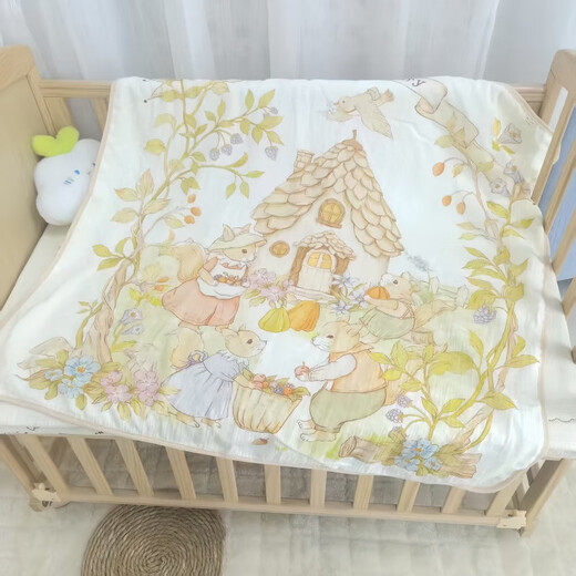 Baby blanket autumn and winter quilt newborn baby beanie fleece comfort blanket baby newborn quilt unique blanket forest deer beanie fleece blanket