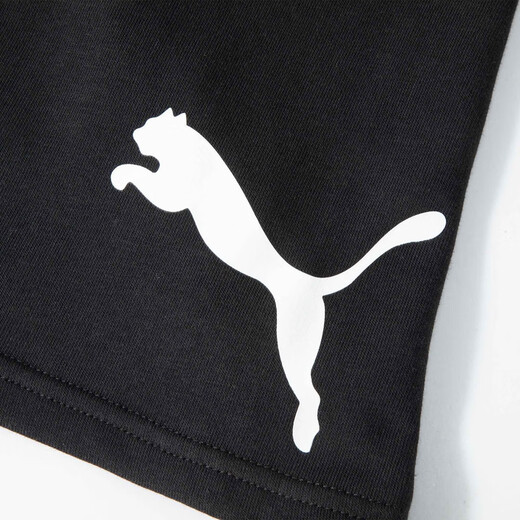 彪马（PUMA）宽松直筒印花跑步运动短裤男子夏季百搭休闲五分裤683443 黑色-01 2XL (190/86A)