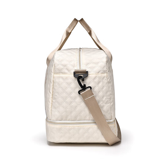 Travel bag for women, large capacity, lightweight and portable, maternity storage bag, short-distance swimming fitness bag, male student luggage bag, black