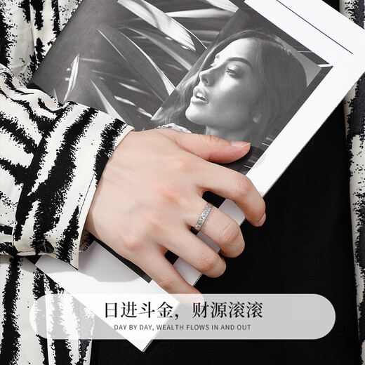 Lao Fengxiang sterling silver ring for men to attract wealth, Pixiu ring, live single ring, jewelry, anniversary birthday gift for boyfriend and husband, local warehouse/nearby delivery, Pixiu ring