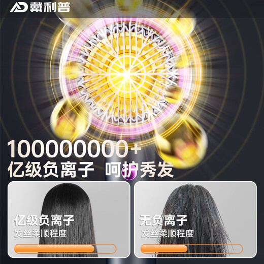 Xiaomi Snail Hair Dryer Home Dormitory Student Negative Ion Hair Care High Wind Quick Drying Electric Hair Dryer Small Power 800W Mid-Autumn Festival Gift Haoyuebai Home Flagship Model 1200W+100 Million Level Negative Ion Hair Care