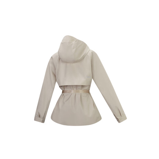 Kolon Sportkolon Sport Commentaire Couleur solide extérieur sport décontracté veste à capuche à capuche pour femmes taupe gr m