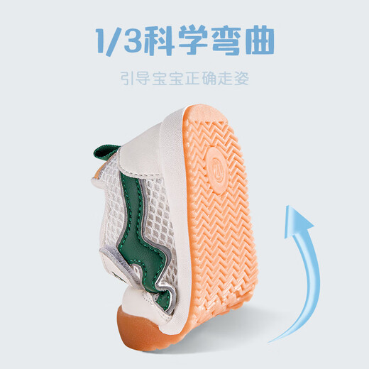
Shepherd boy's broken code clearance boy's baby toddler shoes summer new mesh children's functional shoes women's non-slip soft-sole walking shoes Forest green 2338 22 Select code according to details