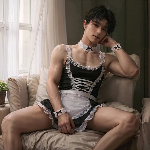 Men's sexy pajamas couple stimulation attack speed shirt underwear male and female cos clothing transvestite thong sexy clothes bondage men's underwear sexy private fun couple flirting pajamas sexy uniform