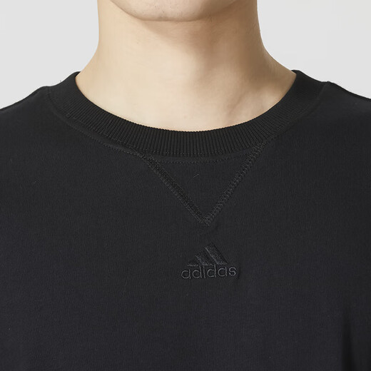 阿迪达斯 （adidas）男装 时尚潮流运动服跑步训练健身舒适透气休闲圆领短袖T恤衫 IC9793 XS 170
