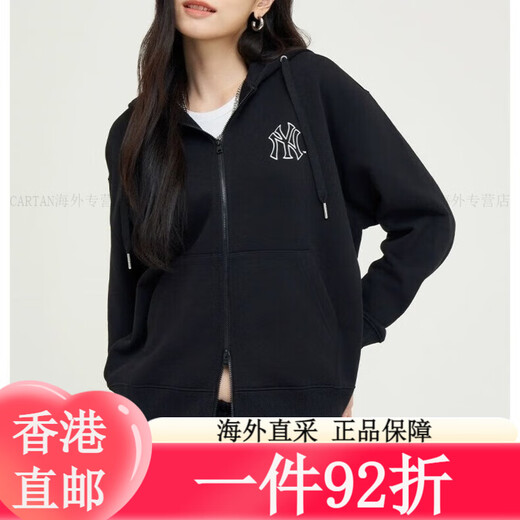 美职棒（MLB）官方男女装 2025新款情侣夹克背标大;OGO时尚外套运动服上衣 3ATR 3ATRB0544-50BKS XS 均码
