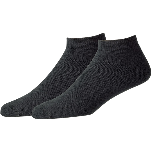 FOOTJOY [New Product] Golf Men's Socks ComfortSof Series Short Boat Socks ComfortSof ComfortFJ Socks Three-pair Pack Black 15276 (three-pair Pack) All Size