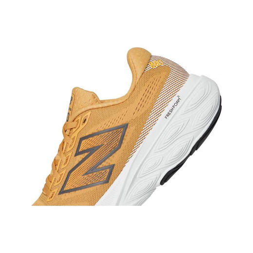 NEW BALANCE Men's new FreshFoamX880v15 cushioning support comfortable and breathable running shoes available in autumn Dried Apricot/White 41.5